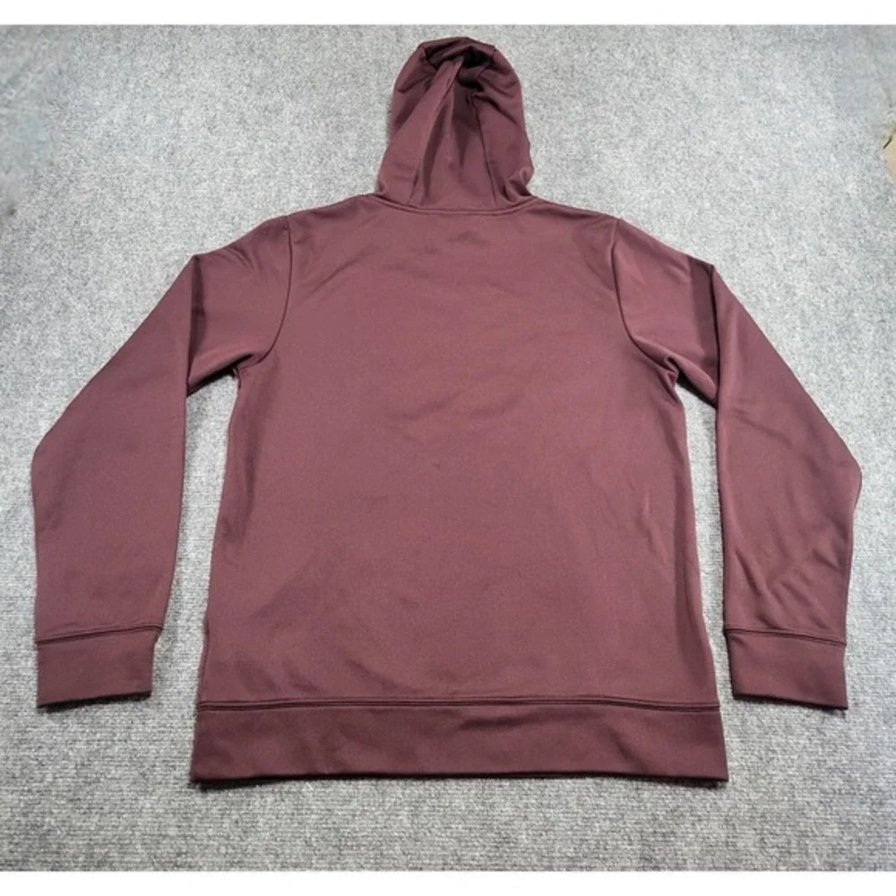 The North Face Drew Peak Hoodie Sweatshirt Men's Medium Maroon Pullover Outdoors
